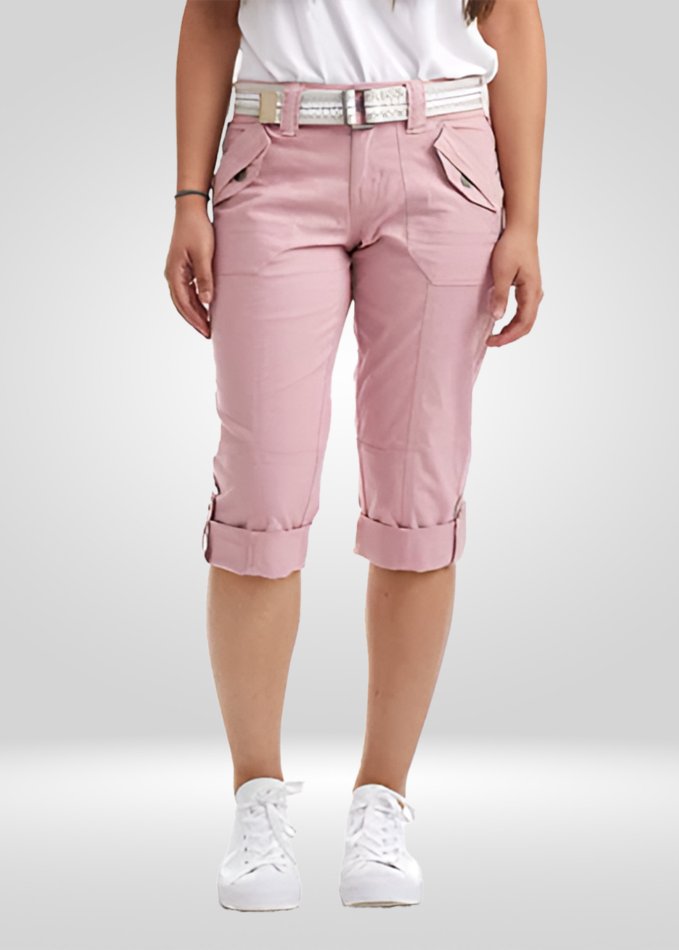 Cargo Capri Pants - Adjustable Length