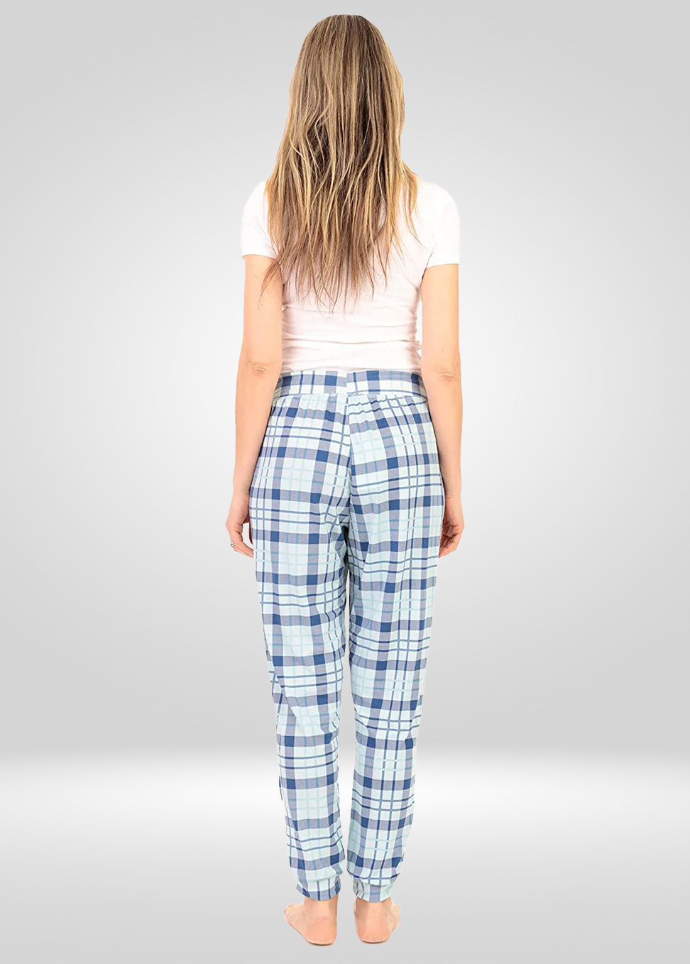 Light Blue Stretch Pajama Bottoms