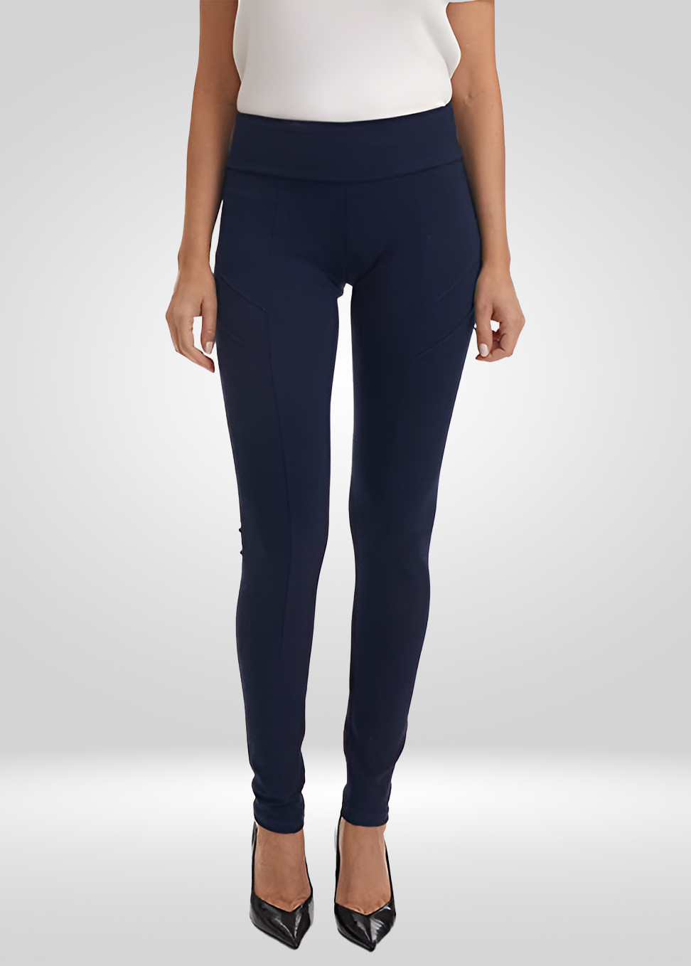 Pull On Ponte Pants - Skinny Leggings