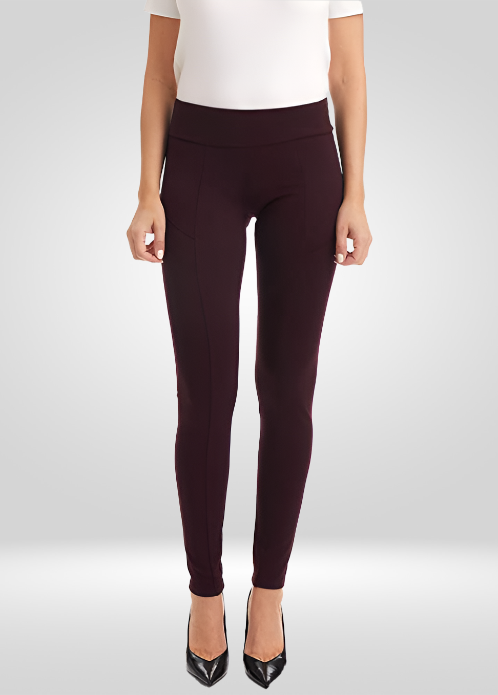 Pull On Ponte Pants - Skinny Leggings