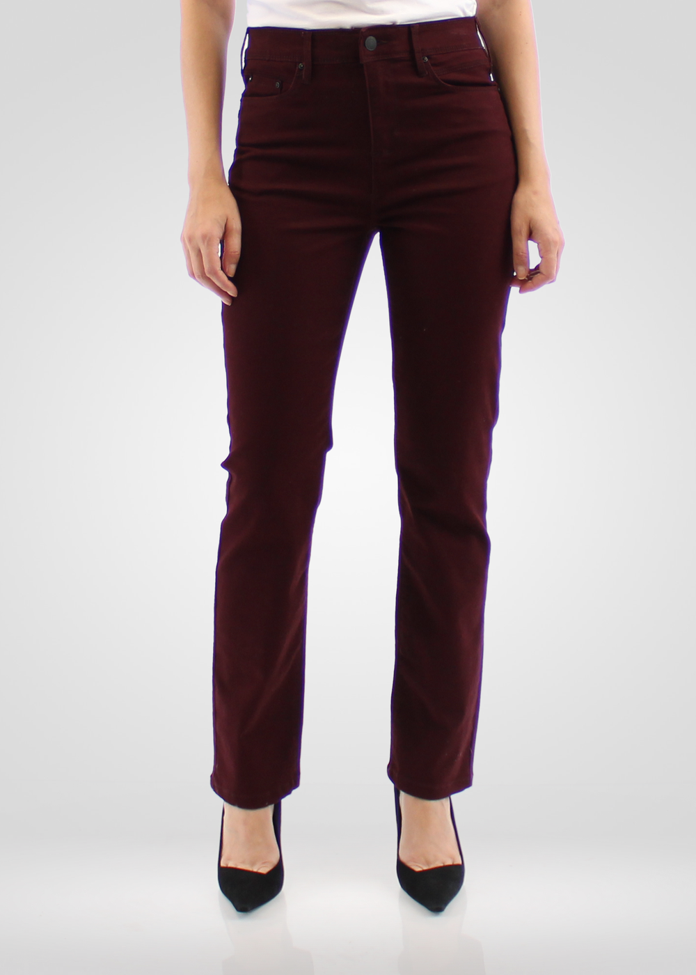 Simon Chang Red Uncut Corduroy Pants