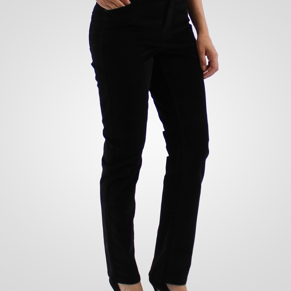 
                  
                    Simon Chang Black Uncut Corduroy Pants
                  
                