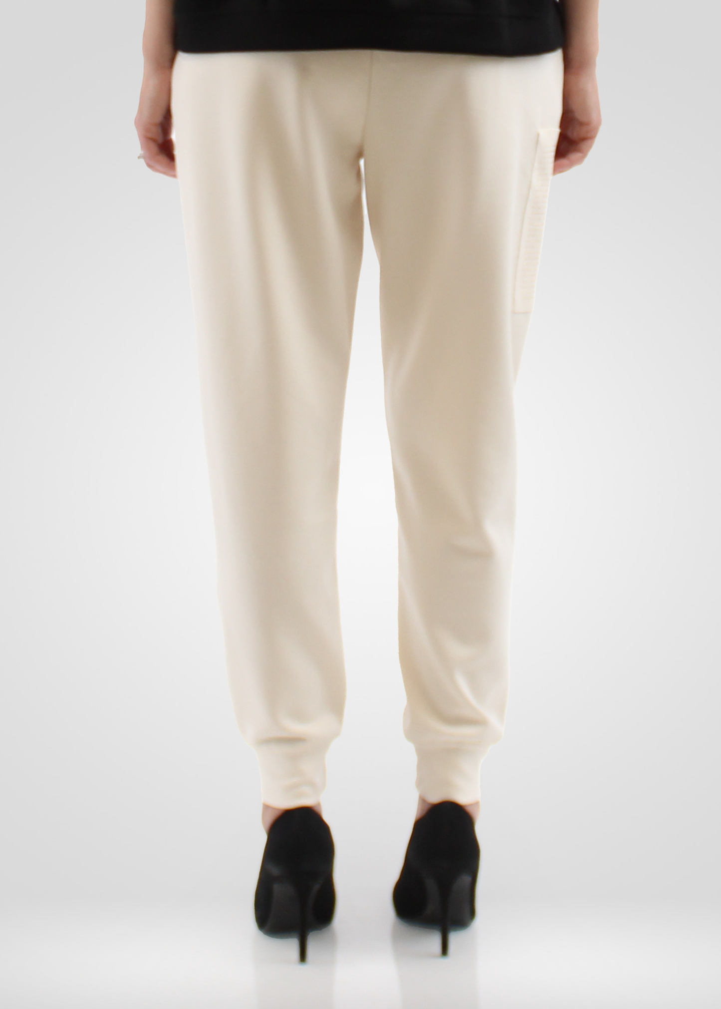 
                  
                    Simon Chang Cream Pants with Jeweled Detail
                  
                