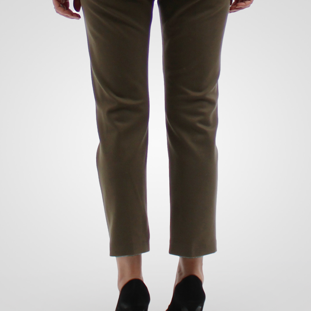 
                  
                    Simon Chang Green Pants with Button Detail
                  
                