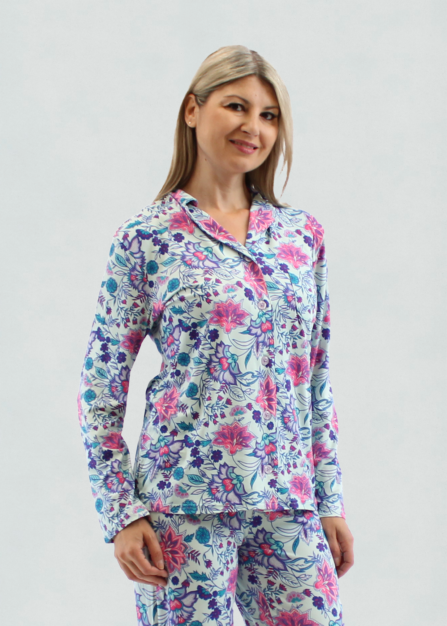 
                  
                    Simon Chang Light Blue Pajama Top
                  
                