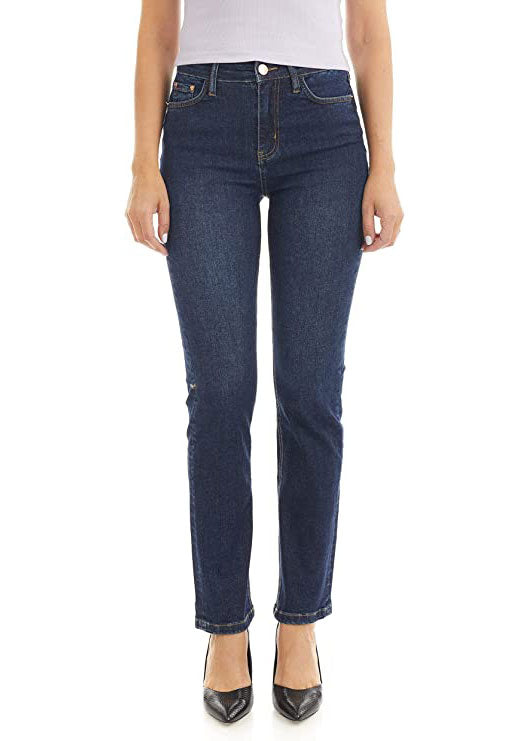 
                  
                    Suko jeans Womens Limitless Stretch Denim High Waist Straight Leg Jean
                  
                