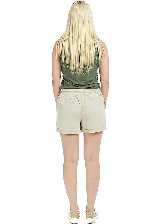 
                  
                    Linen Shorts - Drawstring Elastic Waistband
                  
                