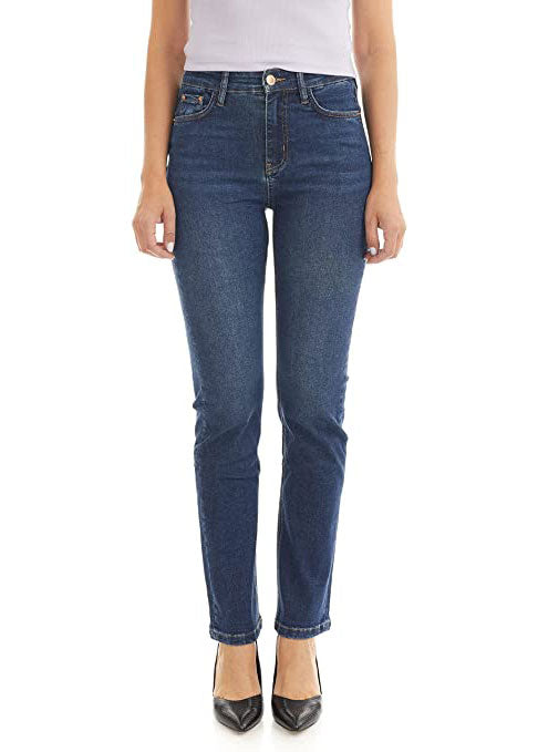 
                  
                    Suko jeans Womens Limitless Stretch Denim High Waist Straight Leg Jean
                  
                