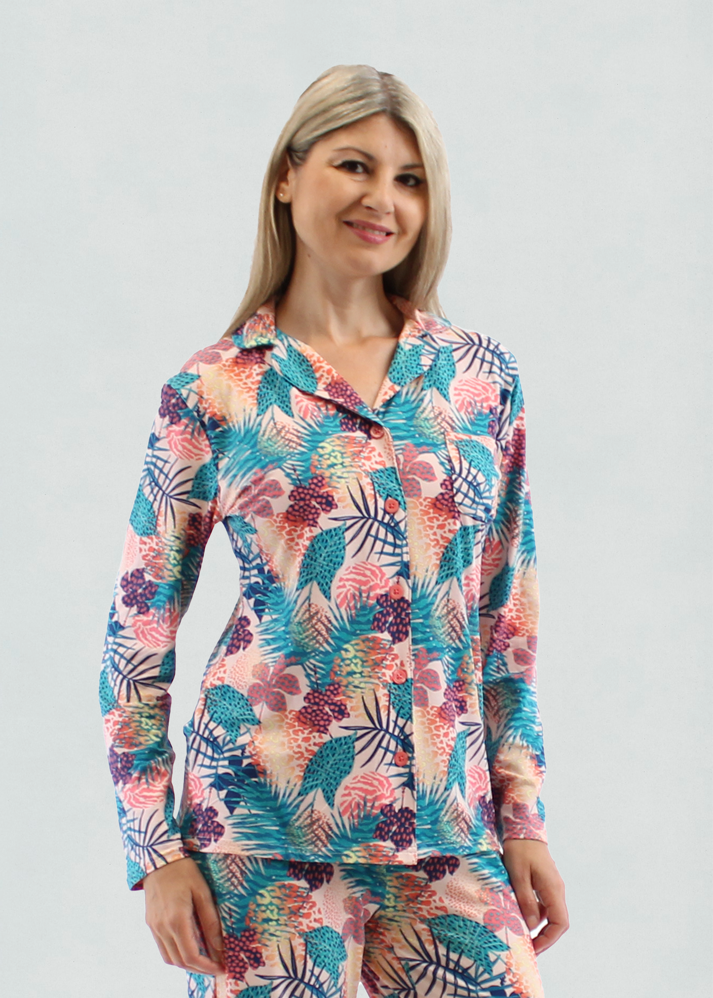 
                  
                    Simon Chang Tropical Pajama Top
                  
                