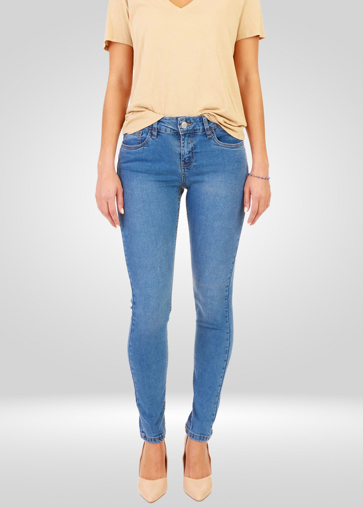 
                  
                    Suko Jeans Pantalon skinny en denim stretch
                  
                