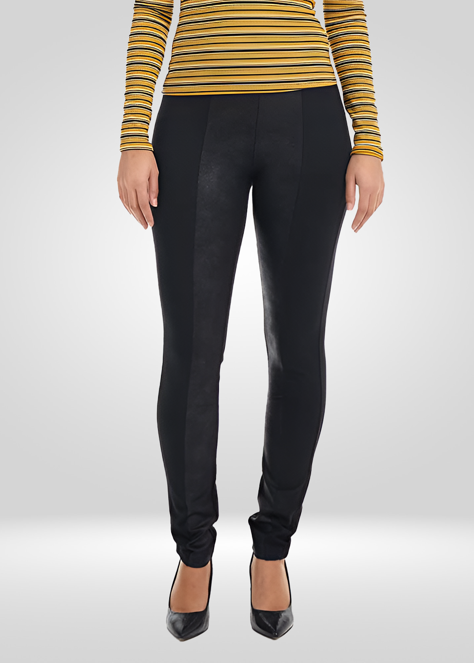 Womens Leggings Next Pull On Coated Leggings Mid Rise Stretch Pull