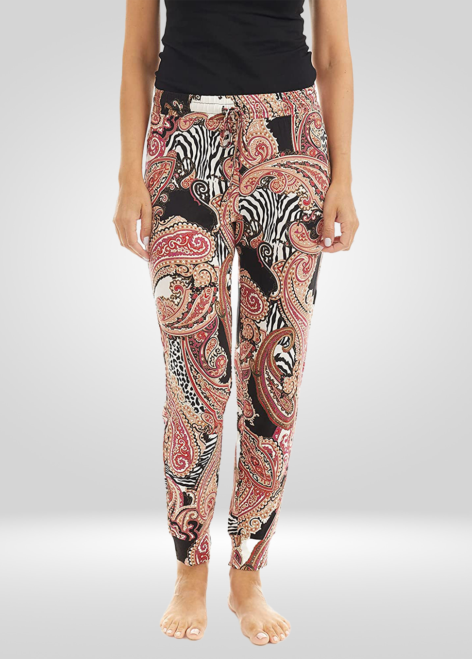 Pajama Bottoms Soft Luxury Jogger Style Pants