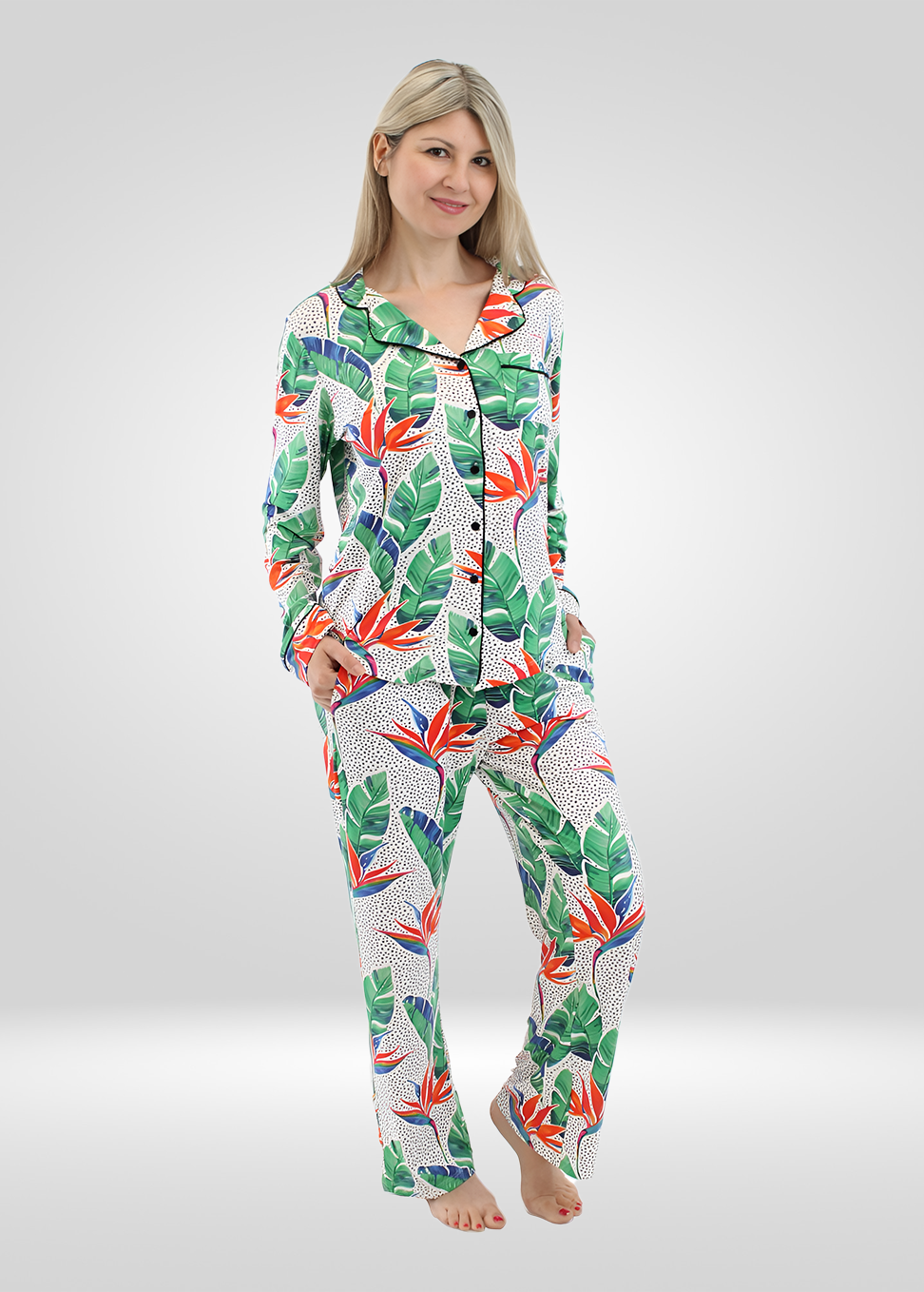 
                  
                    Simon Chang Super Soft Stretch T-Shirt Pajama Set
                  
                