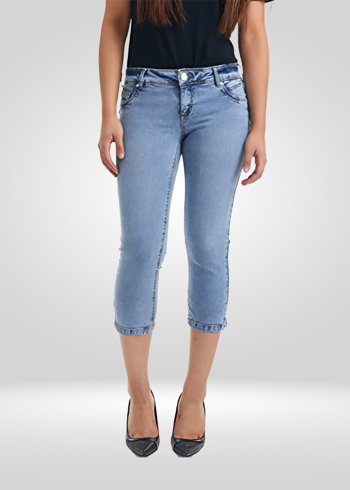 
                  
                    Stretch Denim Capris Lift & Contour
                  
                