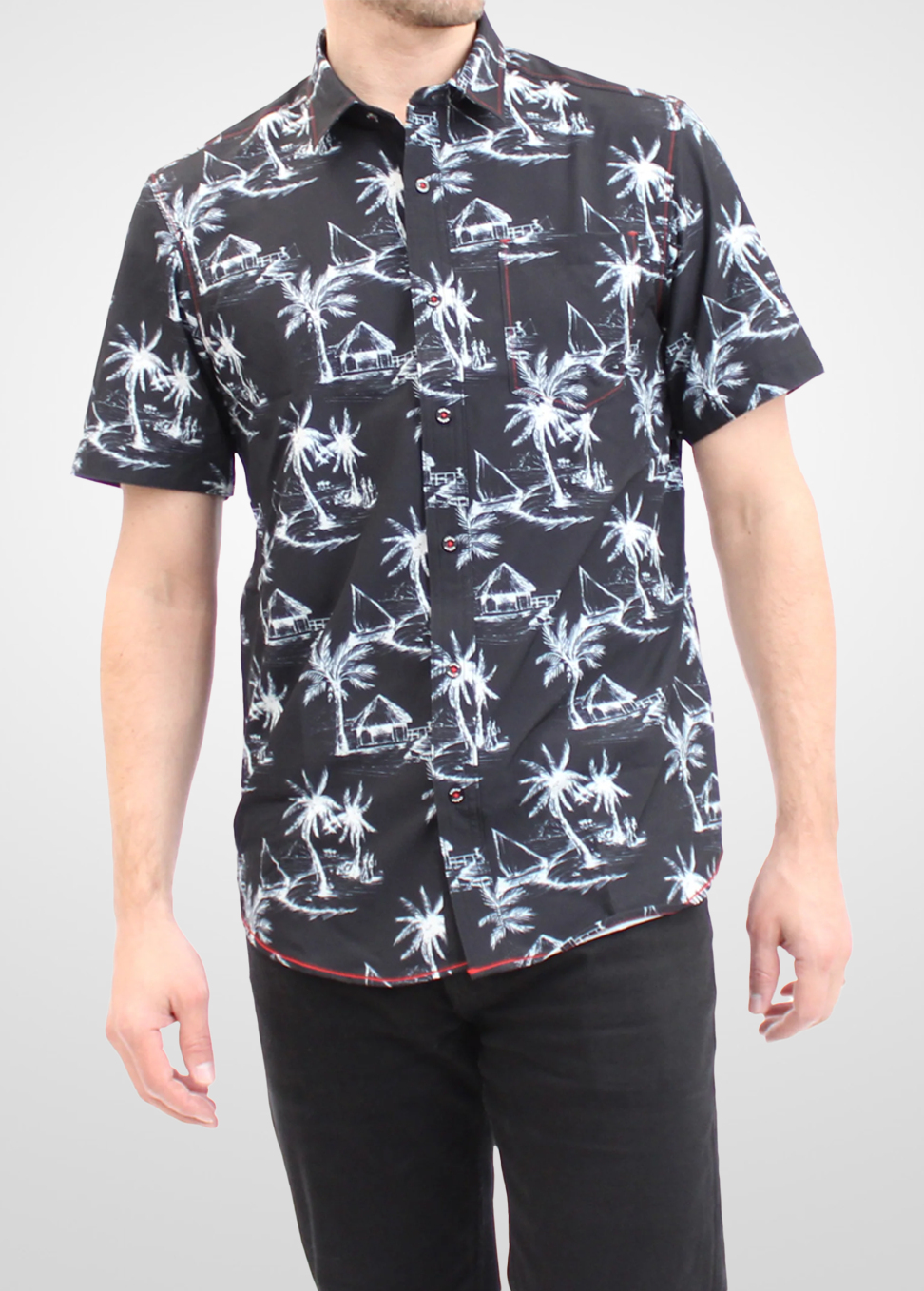 URBAN ADDICTION Tropical Shirt