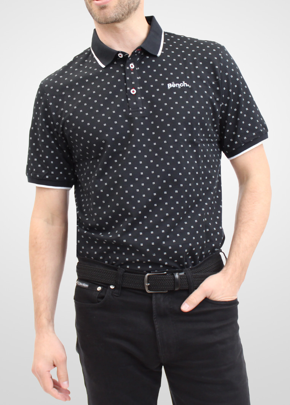 BENCH Black Polo