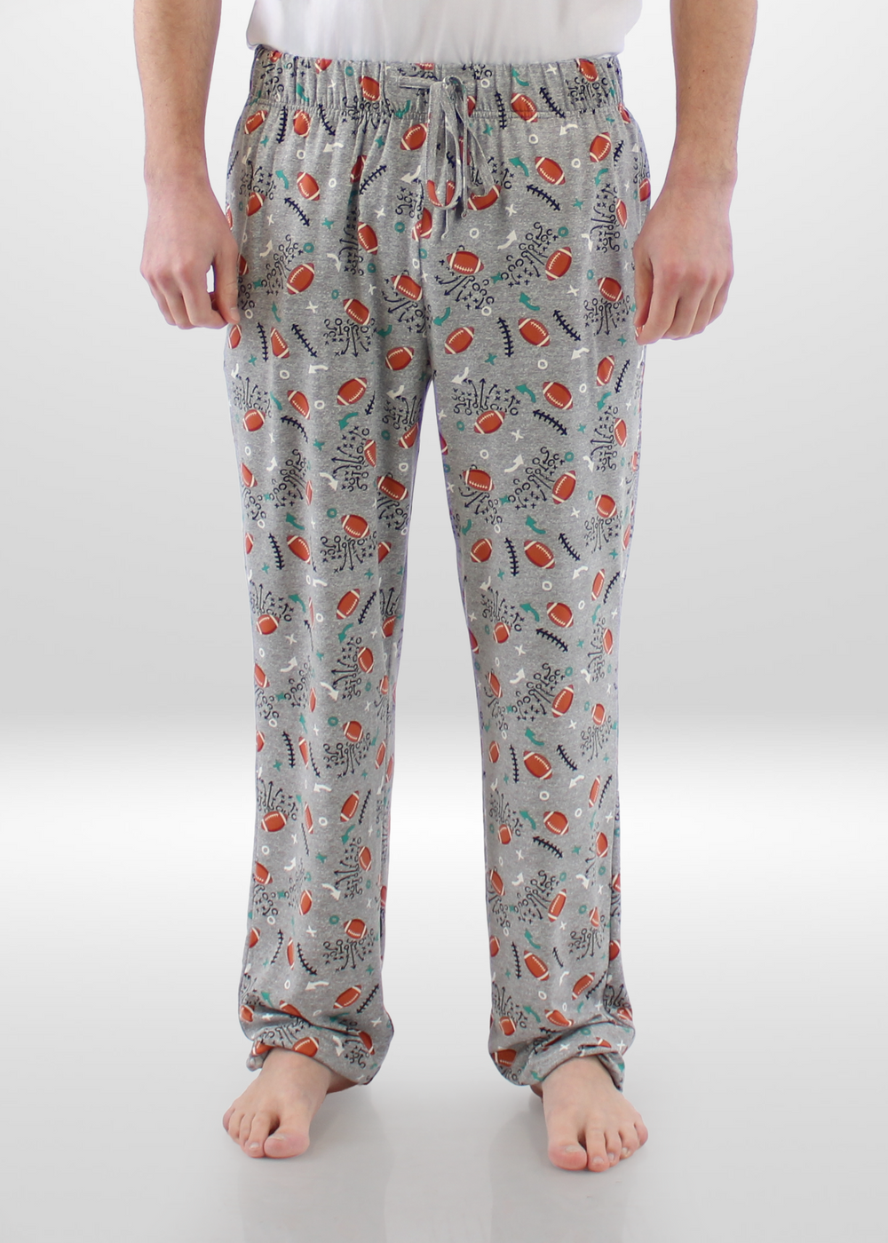 Mens Football Pajama - Knit Jogger