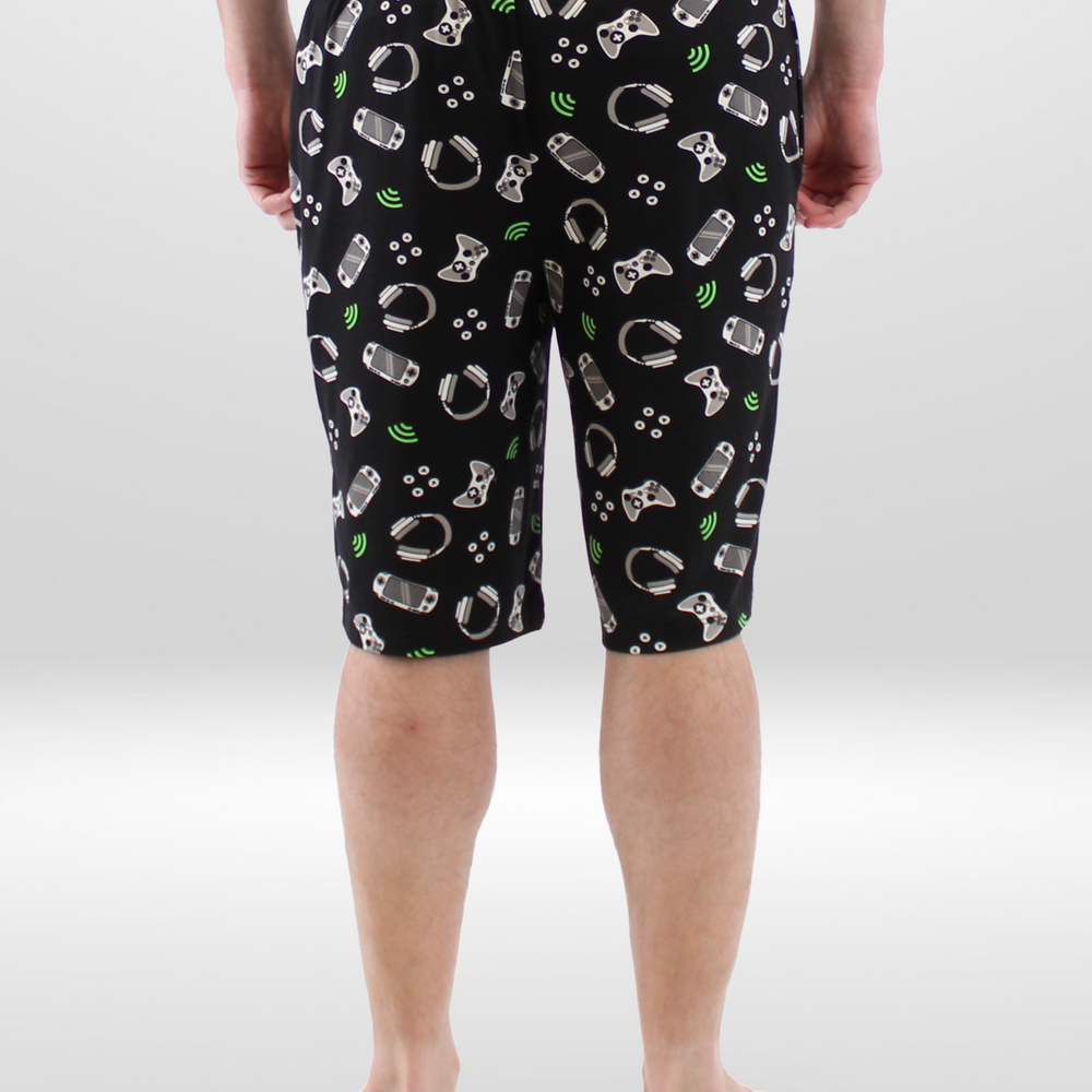 
                  
                    Mens Gamer Pajama - Knit Shorts
                  
                