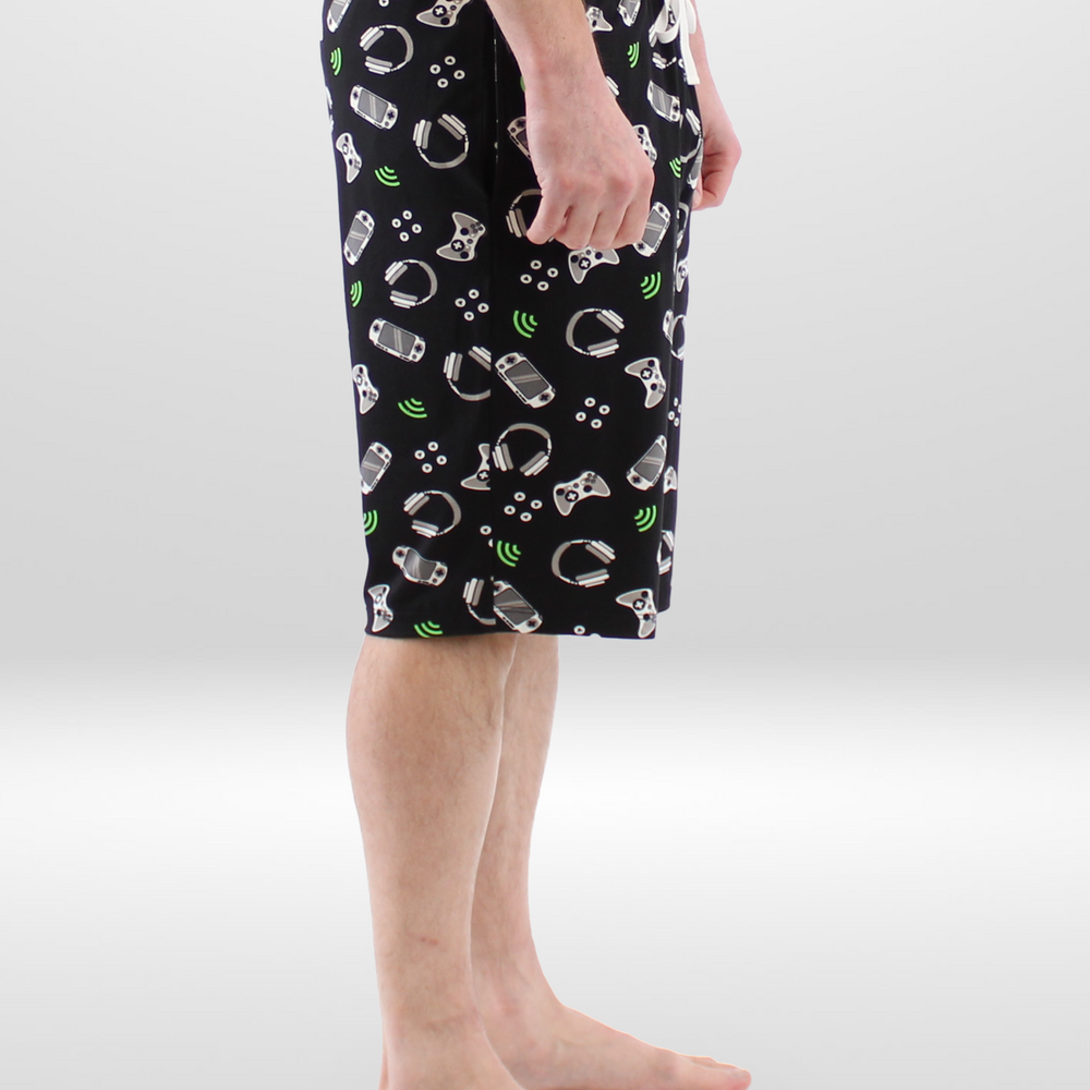 
                  
                    Mens Gamer Pajama - Knit Shorts
                  
                