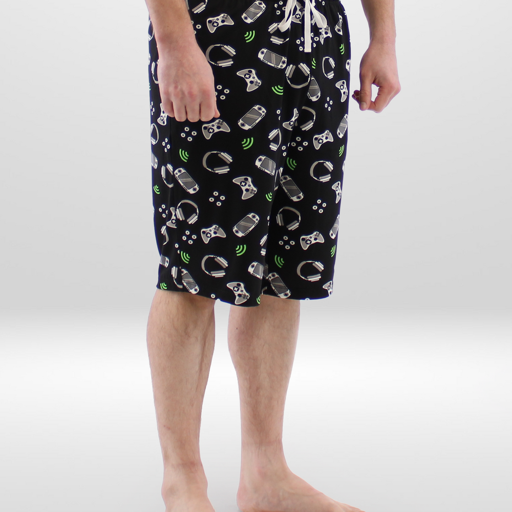 
                  
                    Mens Gamer Pajama - Knit Shorts
                  
                