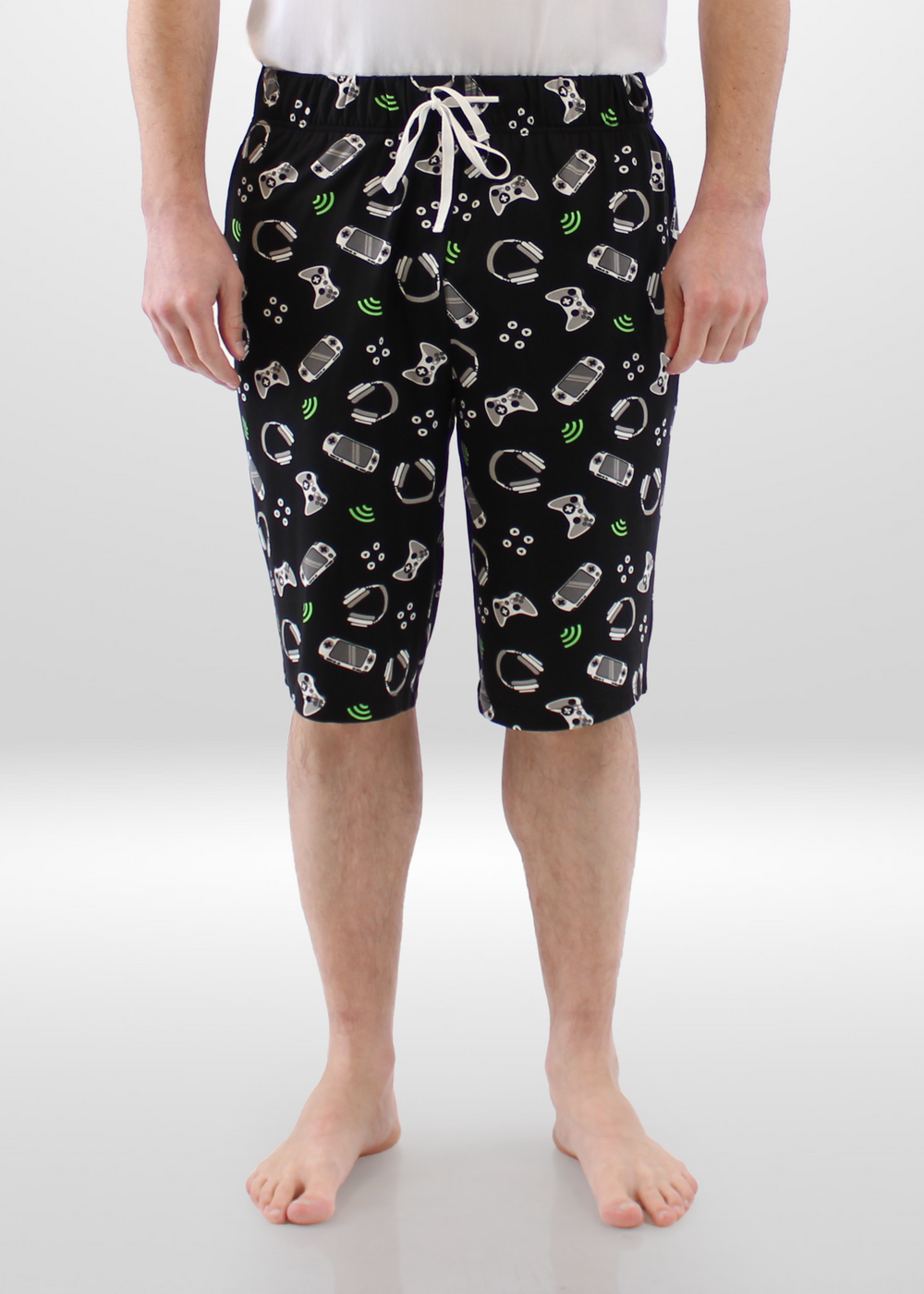 Mens Gamer Pajama - Knit Shorts