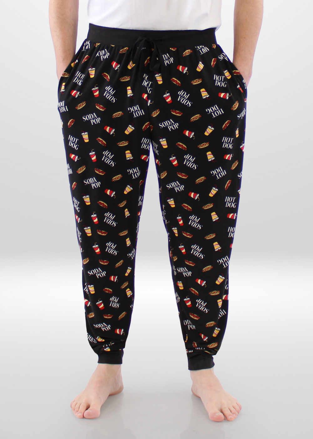 Mens Hotdog Pajama - Knit Jogger