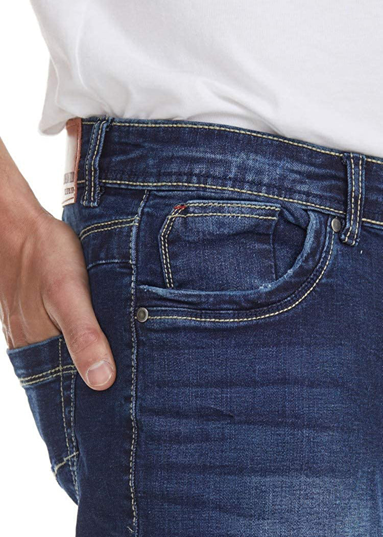 
                  
                    Suko Jeans Short en jean stretch classique à cinq poches pour homme 
                  
                