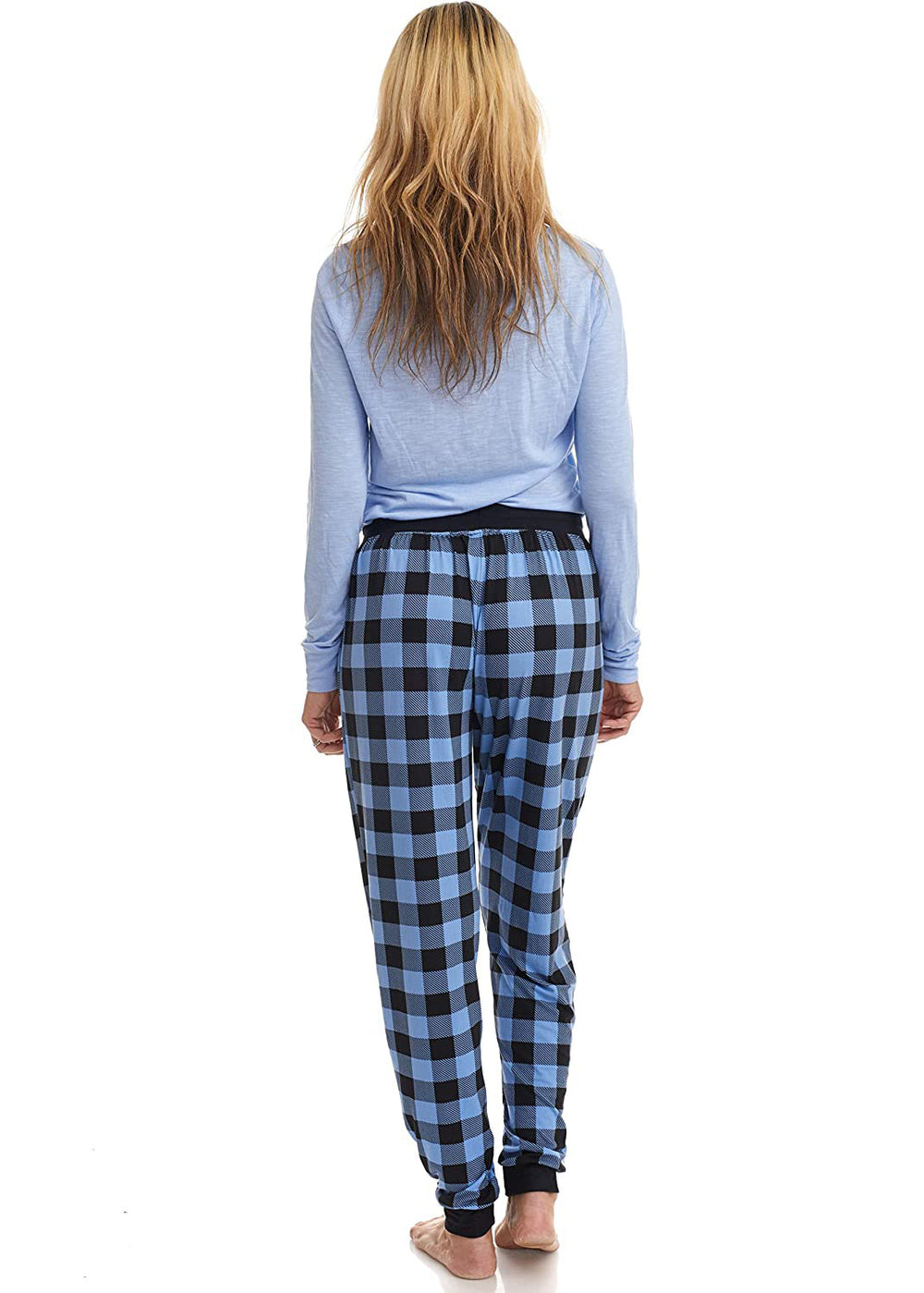 Blue Black Plaid Stretch Pajama Bottoms – Roadrunner Jeans Apparel